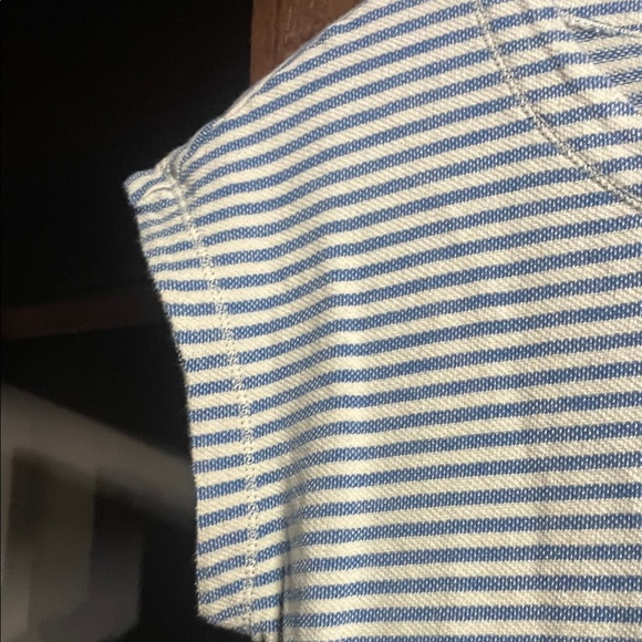 Max Edition weekend Blue and cream stripes shirt dress, size M - Picture 4 of 4
